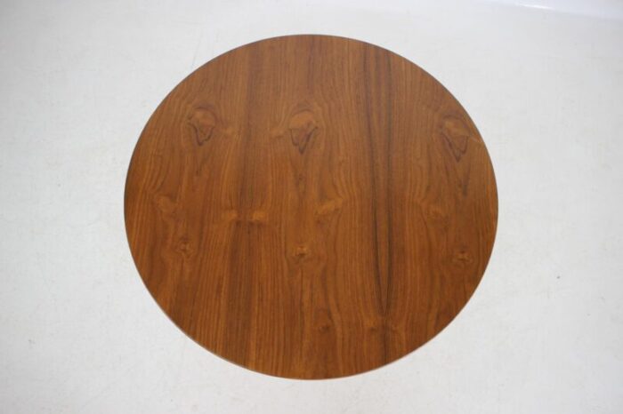 round teak upcycled coffee table 1960s 3