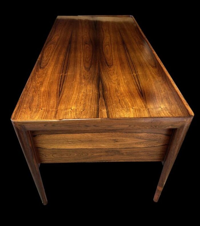 santos rosewood desk by erik riisager hansen for haslev 1960s 3409