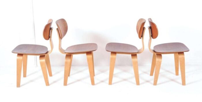 sb13 dining chairs by cees braakman for pastoe 1950s set of 4 3