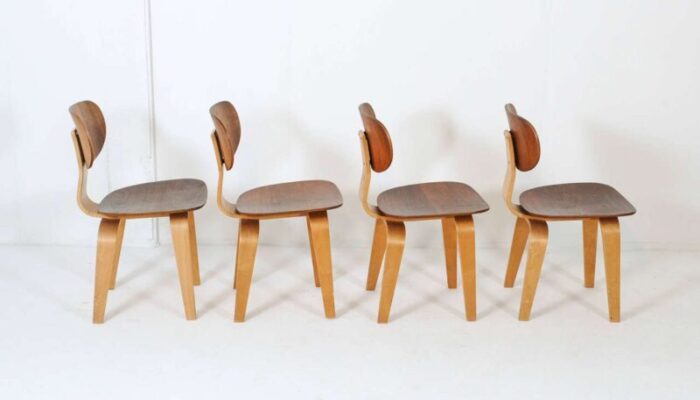 sb13 dining chairs by cees braakman for pastoe 1950s set of 4 6