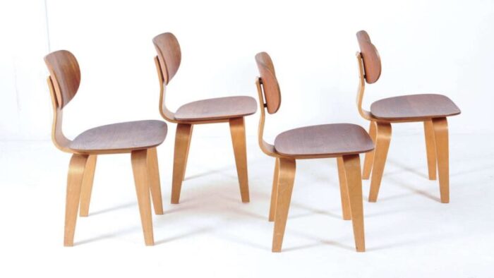 sb13 dining chairs by cees braakman for pastoe 1950s set of 4 7