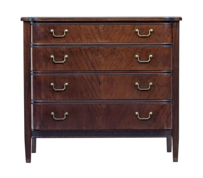 scandinavian mahgany chest of drawers 1950s 1