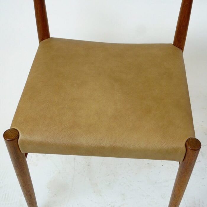 scandinavian modern teak dining chairs by h w klein for bramin 1960s set of 2 5