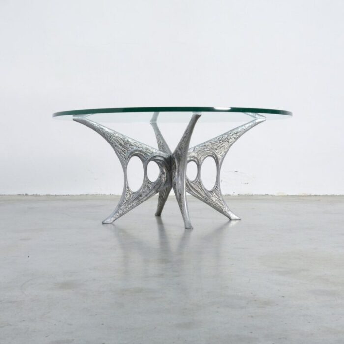 sculpture coffee table by willy ceysens 1960s 1