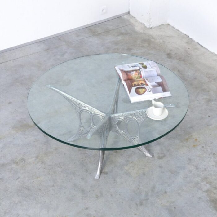 sculpture coffee table by willy ceysens 1960s 11