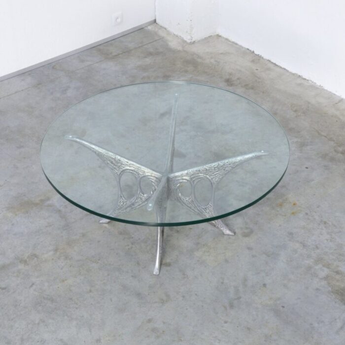 sculpture coffee table by willy ceysens 1960s 3