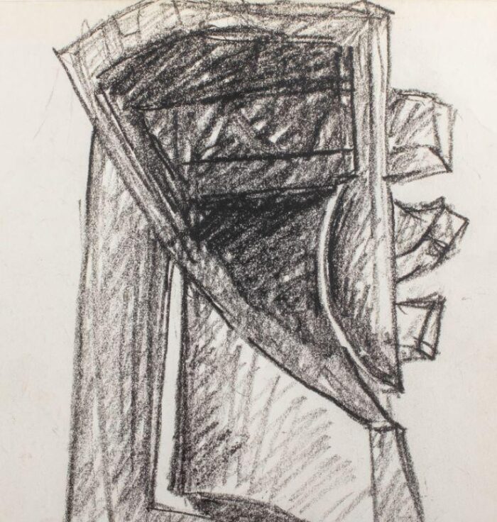 seymour lipton sculpture study sketch 1965 4190 scaled