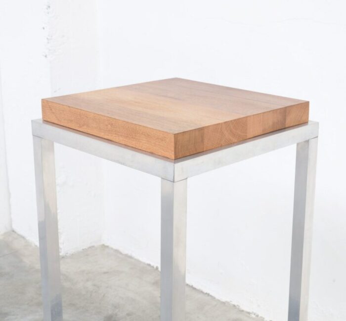 side table by w luyckx for aluclair belgium 1970s 6