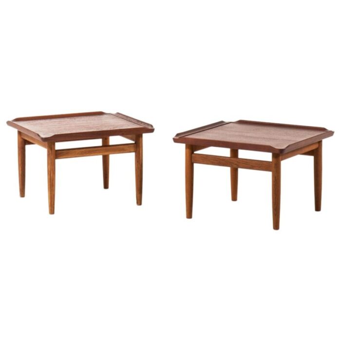 side tables by kurt ostervig for jason mobler denmark 1950s set of 2 1