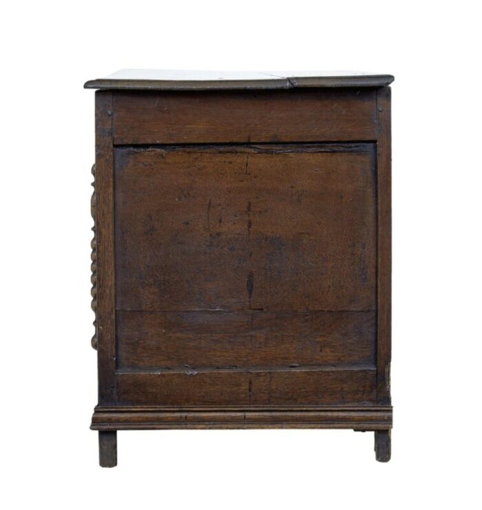 small 18th century english oak coffer 5