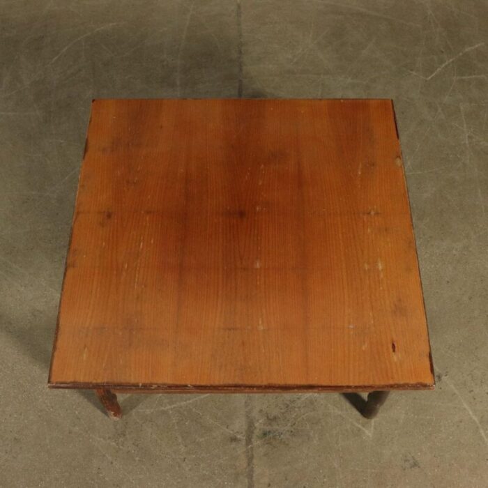 small table in solid wood and rosewood italy 1960s 6