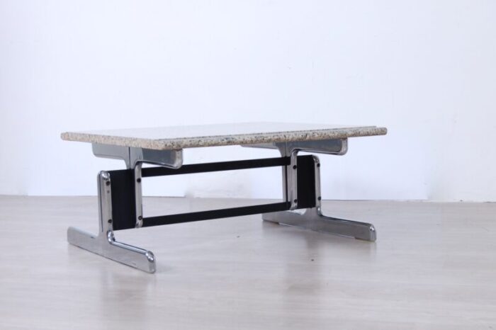 steel and granite coffee tables by ammannati vitelli for bruno brunati 1970s set of 2 18