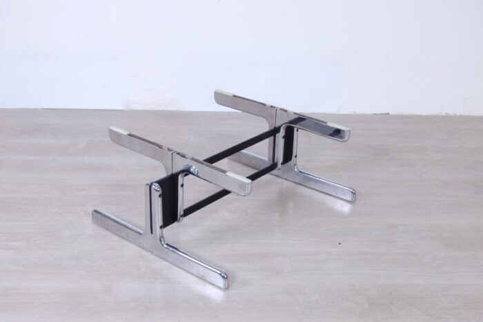 steel and granite coffee tables by ammannati vitelli for bruno brunati 1970s set of 2 20