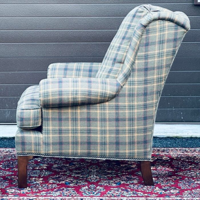 stickley fine upholstery pinehurst wing chair model 96 9706 ch 8115