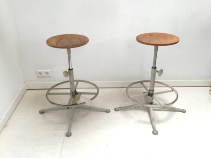 stools by friso kramer for ahrend de cirkel 1970s set of 2 1