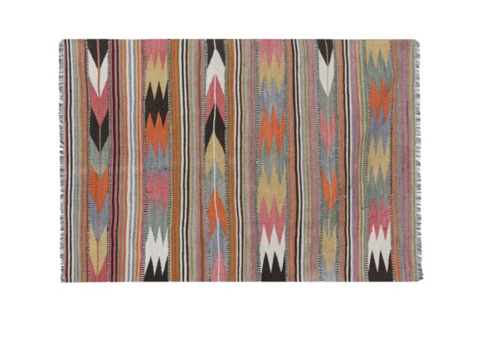 striped turkish kilim rug 2069