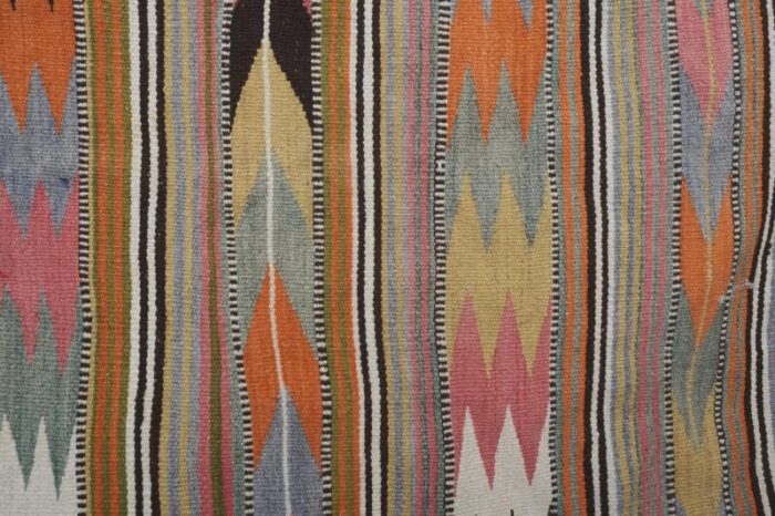 striped turkish kilim rug 6812