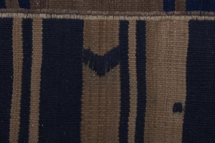 striped turkish kilim rug 86 x 104 0586