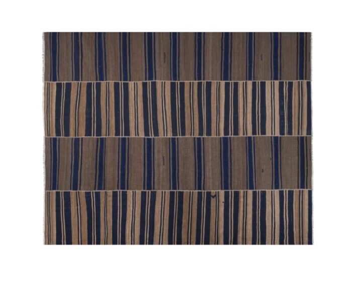 striped turkish kilim rug 86 x 104 2680