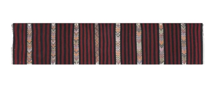 striped turkish kilim runner rug 2582