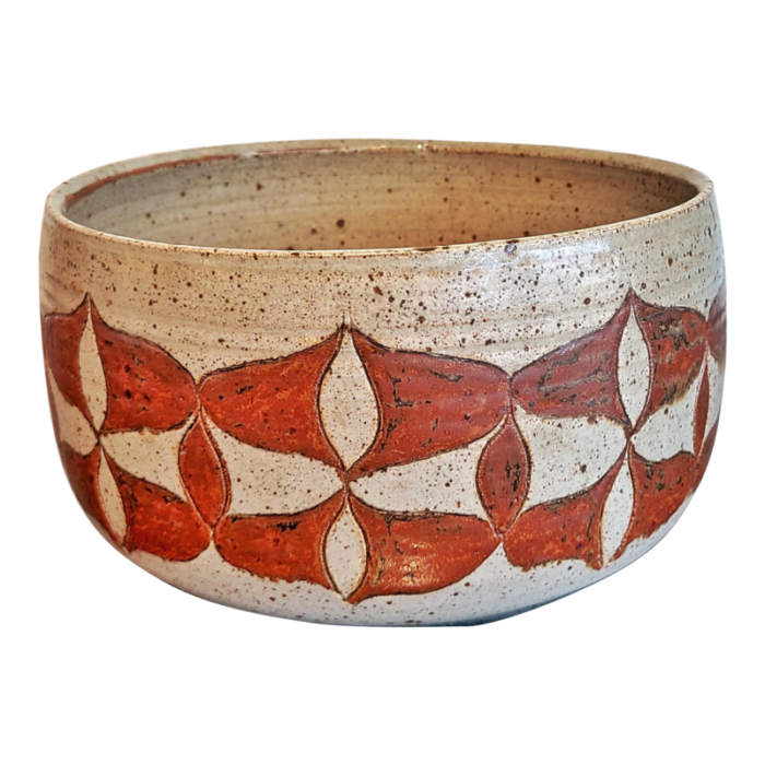 studio pottery bowl by jrgen hrberg snogebk denmark 5063