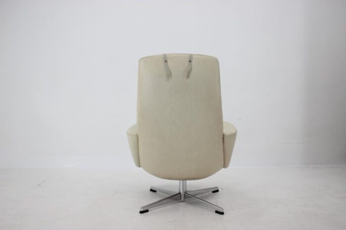 swedish beige swivel chair from asko 1970s 5