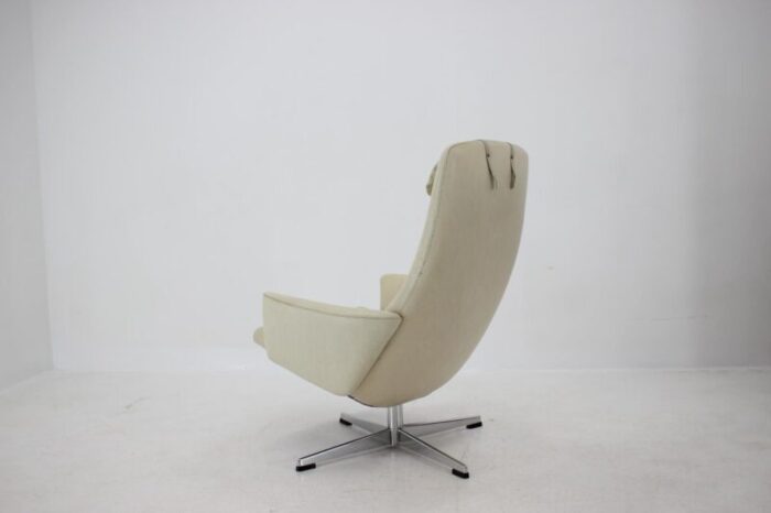 swedish beige swivel chair from asko 1970s 6