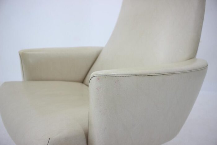 swedish beige swivel chair from asko 1970s 7