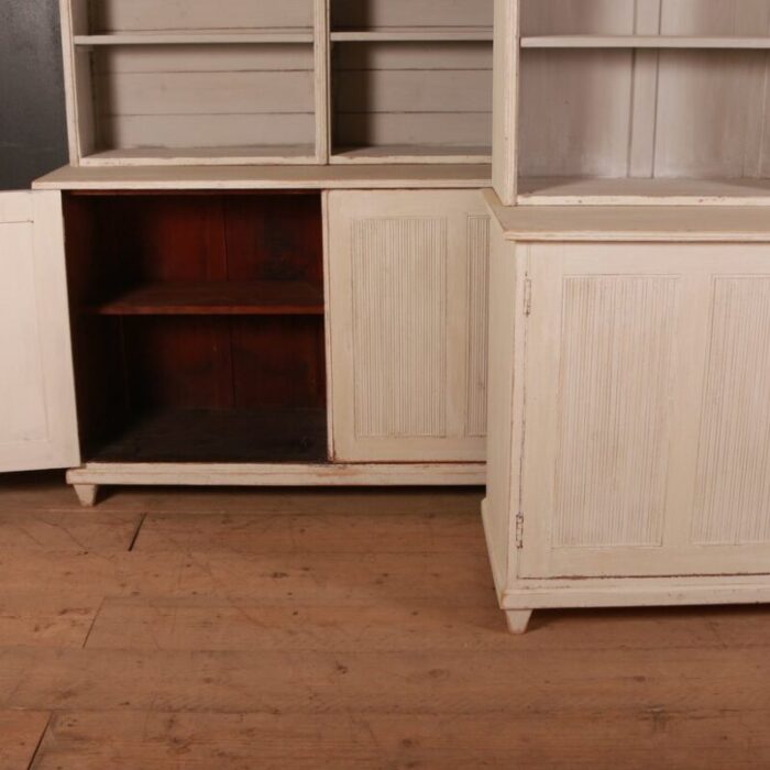 swedish book cabinets 1920s set of 2 2