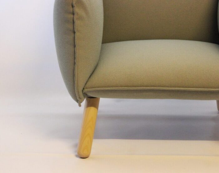 swedish fabric dormi lounge chair from ire 1990s 4