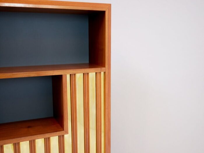 swedish modern sideboard with relief front 1940s 4