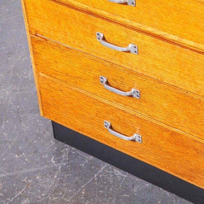 tall oak apothecary chest of drawers germany 1920s 10