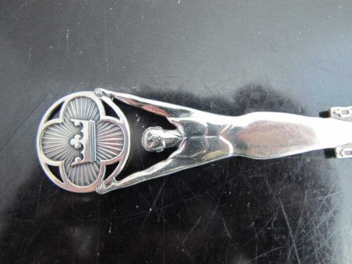 thorvald marthinsen norway 830 silver 1945 liberation spoon 4 34 6797