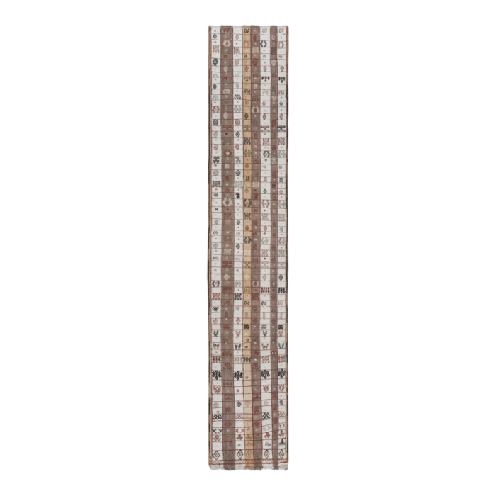 turkish jajim striped kilim runner 0830