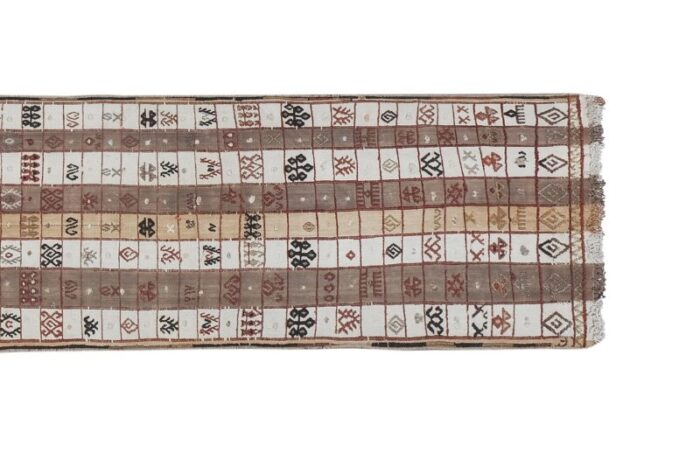 turkish jajim striped kilim runner 7725