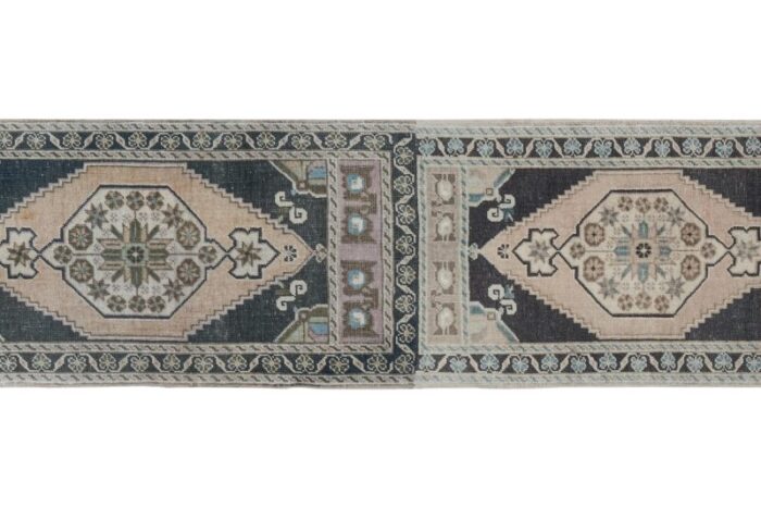 turkish oushak rug yastik accent rug with soft color 7320