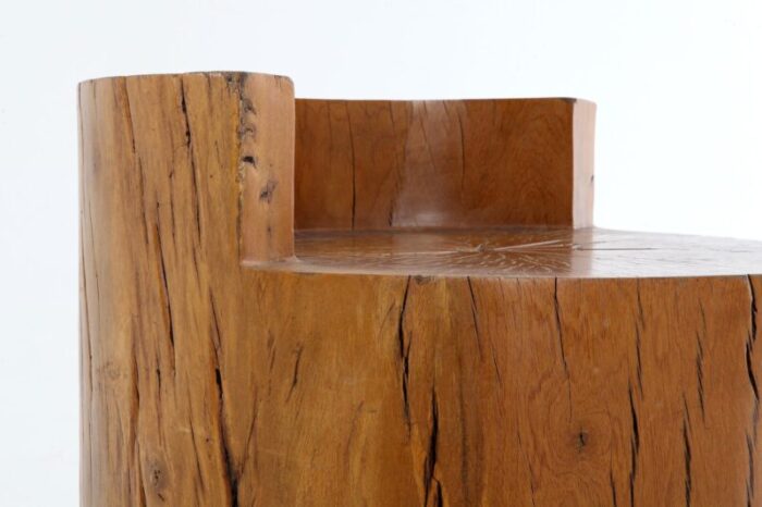 unique tambor stool in pequi hardwood by hugo franca brazil 6