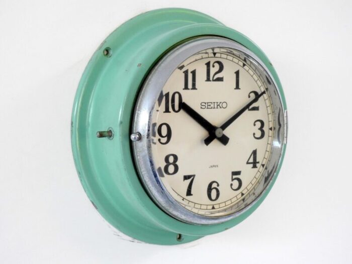 vintage 1980 maritime seiko wall clock 9217