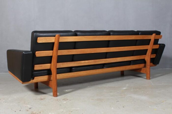 vintage 4 seat sofa by hans j wegner for getama 6