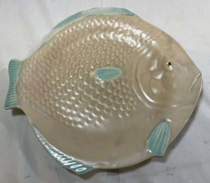 vintage 8 piece art deco shorter and sons fish plates and creamergravy boat from england circa 1930 2337