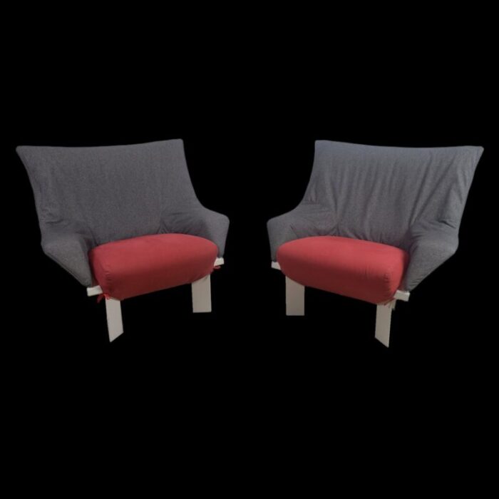 vintage armchairs from cassina set of 2 1