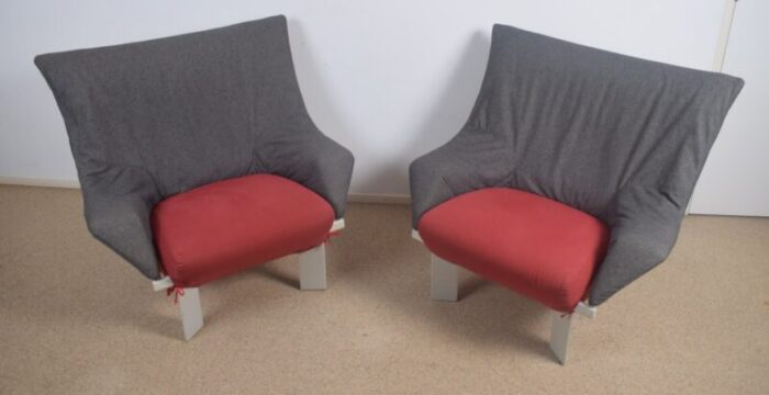 vintage armchairs from cassina set of 2 3