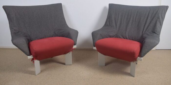 vintage armchairs from cassina set of 2 8