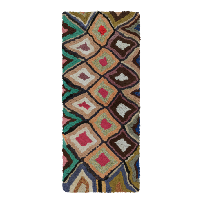 vintage azilal moroccan style runner rug with patterns from rug and kilim 6383