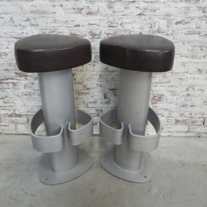 vintage bar stools 1990s set of 2 11