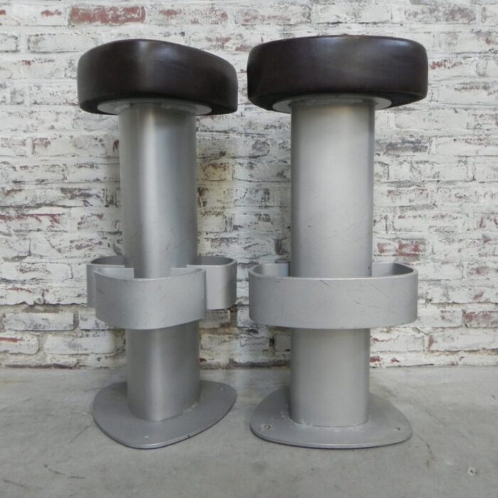 vintage bar stools 1990s set of 2 3