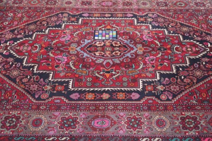 vintage bijar rug 46 x 8 0547