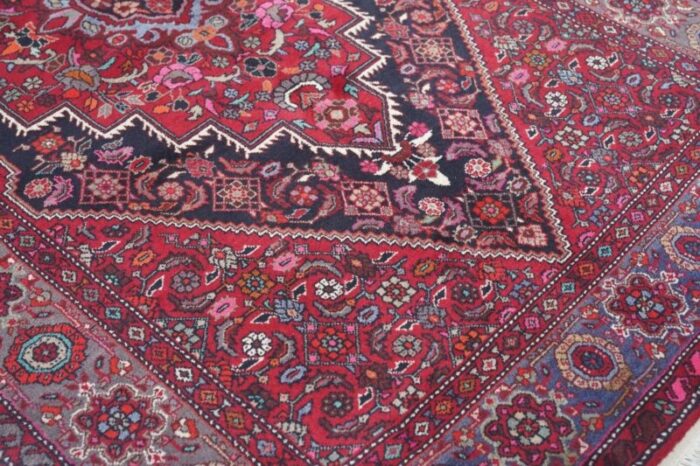 vintage bijar rug 46 x 8 6888