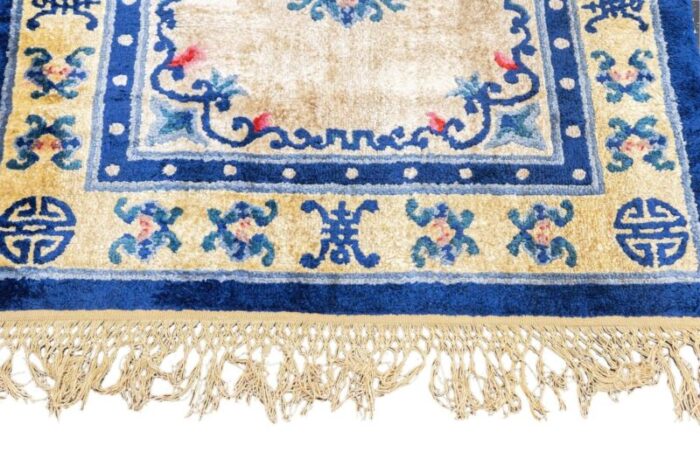 vintage chinese rug 31 x 6 1102