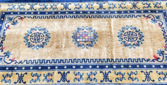 vintage chinese rug 31 x 6 8052